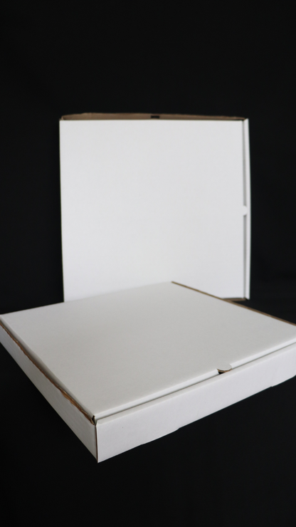 Caja de Pizza Grande XL Blanca