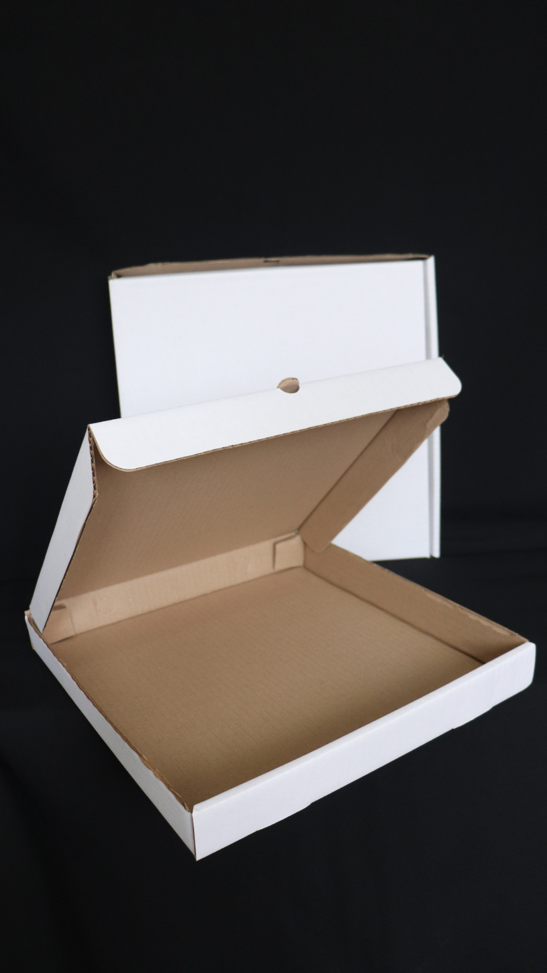 Caja de Pizza Tamaño "L" Blanca